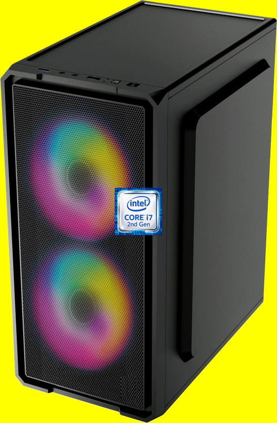 Intel ODPRIDE Core i7-2600 Quad Core Processor [8MB Smart Cache, Up to 3.80 GHz] [IYK-N5] Core i7 - 2600 Quad Core Processor | RGB-Majesty-N5 (8 GB RAM/Intel HD Graphics/256 GB SSD Capacity/Windows 11 Pro) Mini Gaming Tower with MS Office - Flipkart Deal