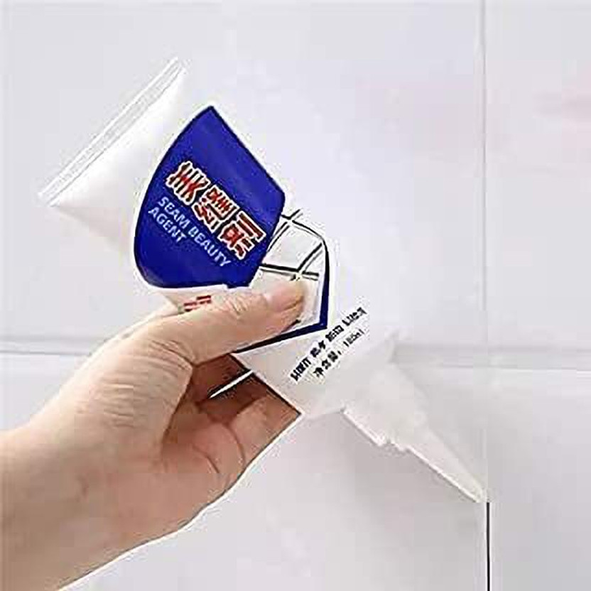 My Machine Tiles Gap Filler Waterproof Crack Grout Gap Filler 180ML Agent Water Resistant Adhesive(180 ml)