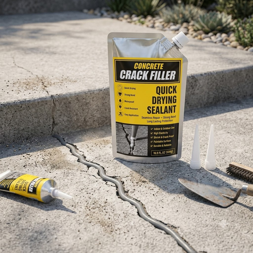 JiyanEcommerce JiyanEcommerce Cement Crack Filler Self Leveling Quick Drying Sealing Adhesive Crack Filler(500 g) - Flipkart Deal