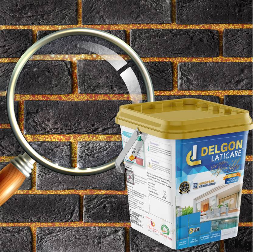Delgon Laticare Premium Sparkle/Glitter Epoxy Grout For Tiles (1Kg