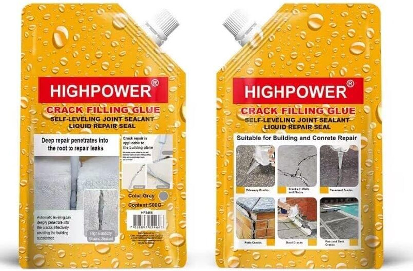 Burmy Concrete Crack Filler, High Elasticity Cement (Pack of,1) Crack Filler(500 g)