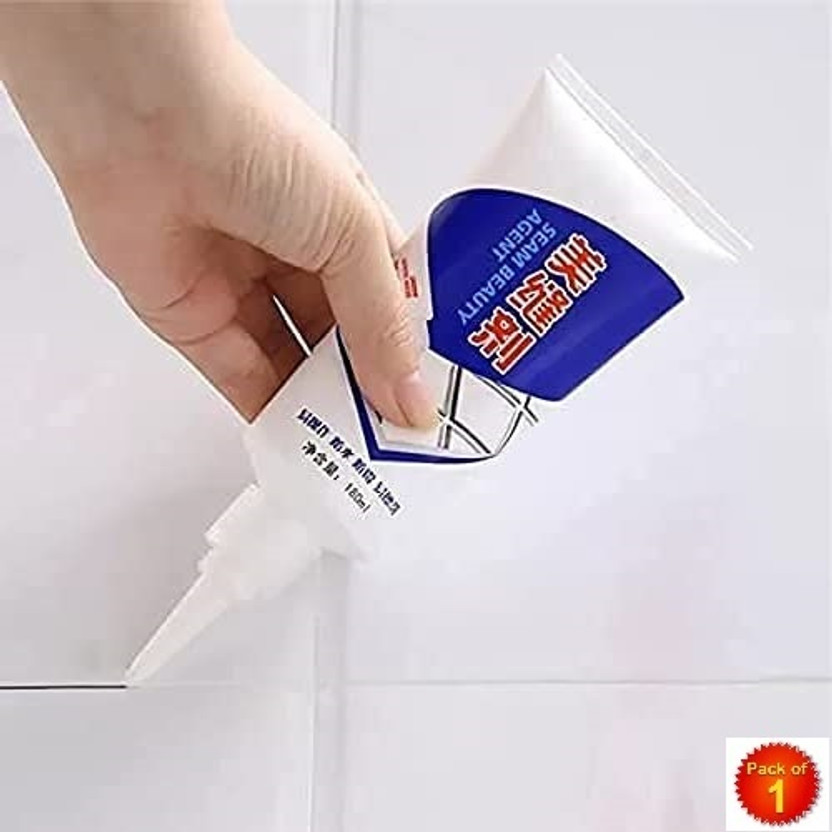 My Machine M90 Tiles Gap Filler Waterproof Crack Grout Gap Filler Agent Water Resistant Adhesive(180 ml)