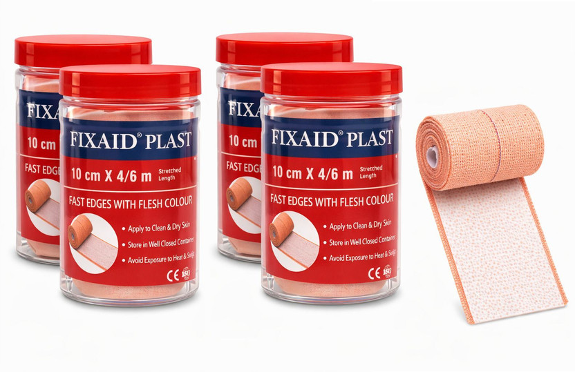 Medicare Elastic Adhesive Bandage With Fast Edges 10cm*4/6m Crepe Bandage(10 cm)