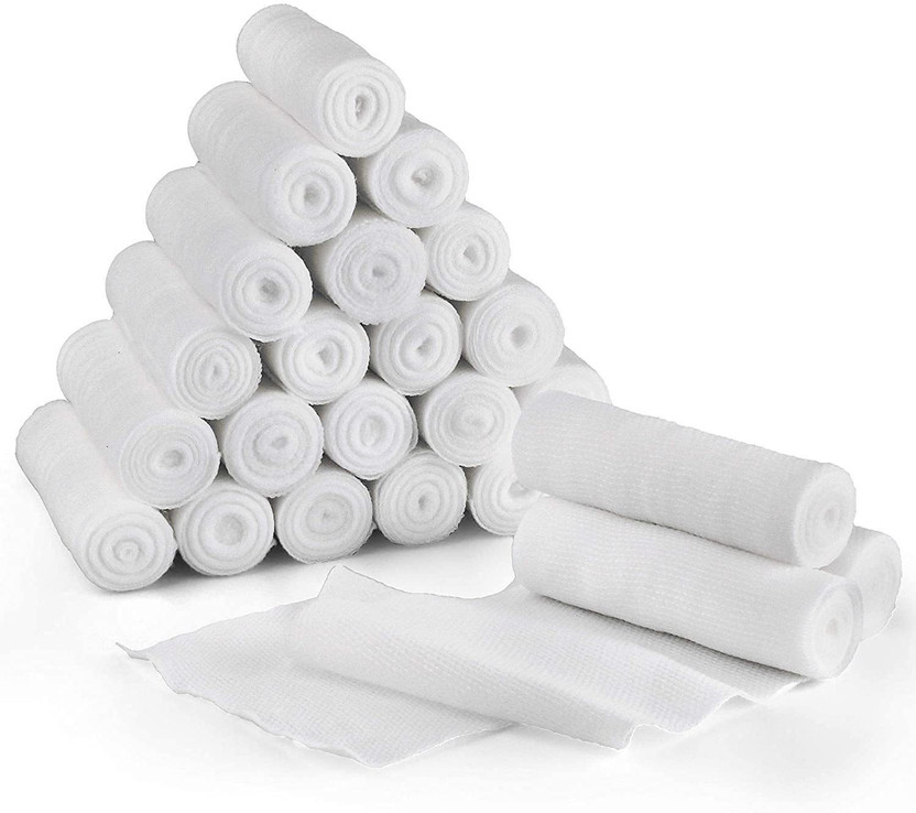 RARE OCEANS ELASTIC BANDAGE FOR FIXATION ROLLS NON-STERILE (PACK OF 12) 10CM X 3MTR Crepe Bandage