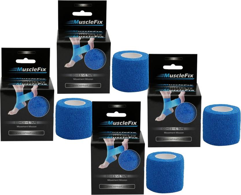 BLUEGORILLA Sport Tape - 12 Rouleaux Mix - Bande Cohesive 5cm X 7m Pour Crossfit Et Haltérophilie