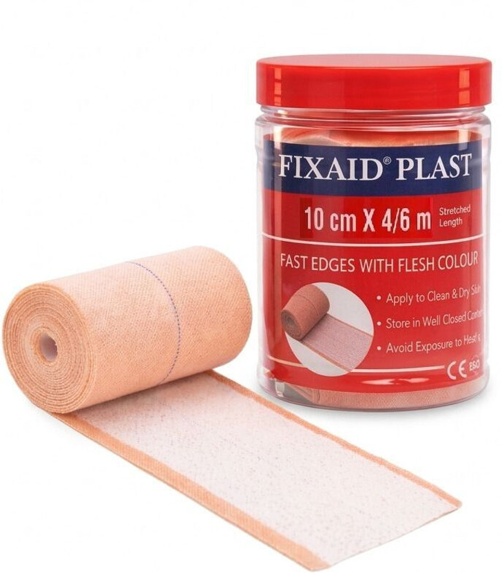 FIXAID Elastic Adhesive Tape / Bandage 10cm*4/6m (Stretched Length 4/6M) /Adhesive tape Crepe Bandage(10 cm)