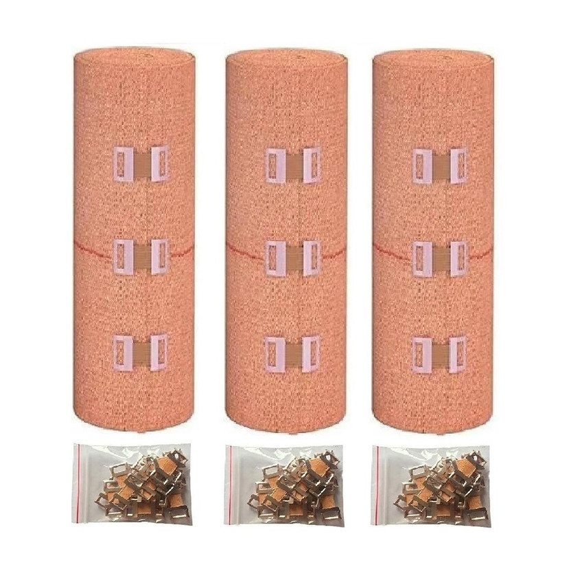 RARE RARE OCEANS ELASTIC CREPE BANDAGE ROLL SPORTS WRIST WRAP STRAPS 15CM X 4MTR (PACK OF 3) Crepe Bandage(15 cm) - Flipkart Deal