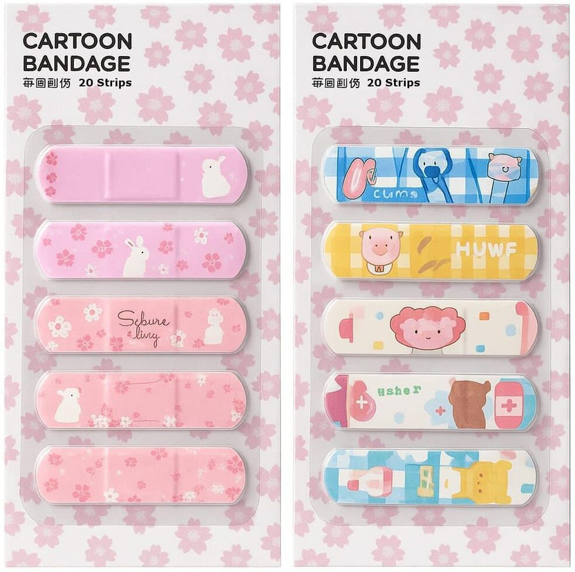 BME Cute Cartoon Printed Bandage For Kids Crepe Bandage(2 cm)