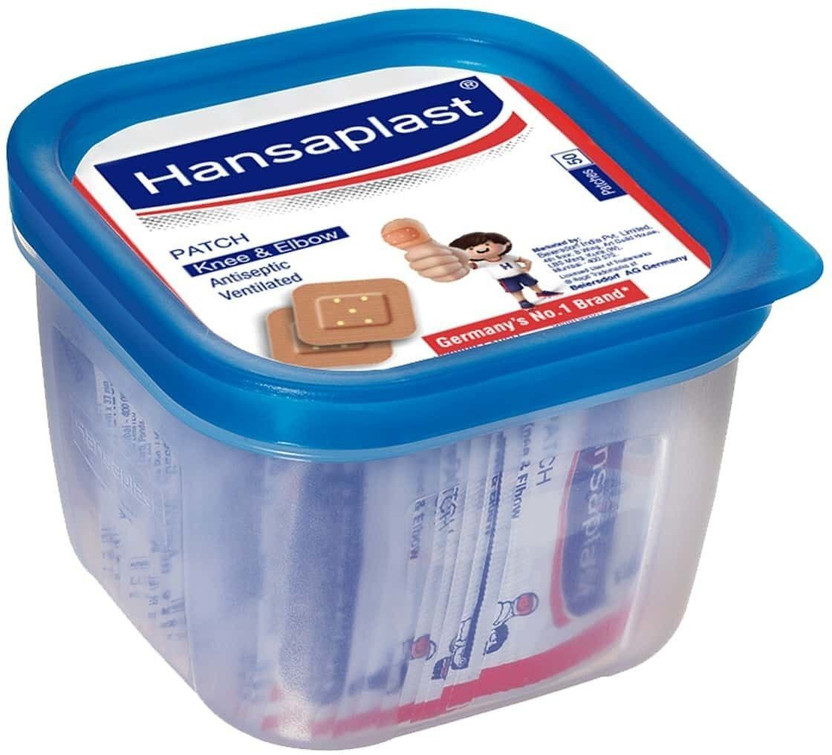HANSAPLAST Antiseptic Vantilated all purpose Patch (50 streeps) Bandage Protector Crepe Bandage(0.2 cm)