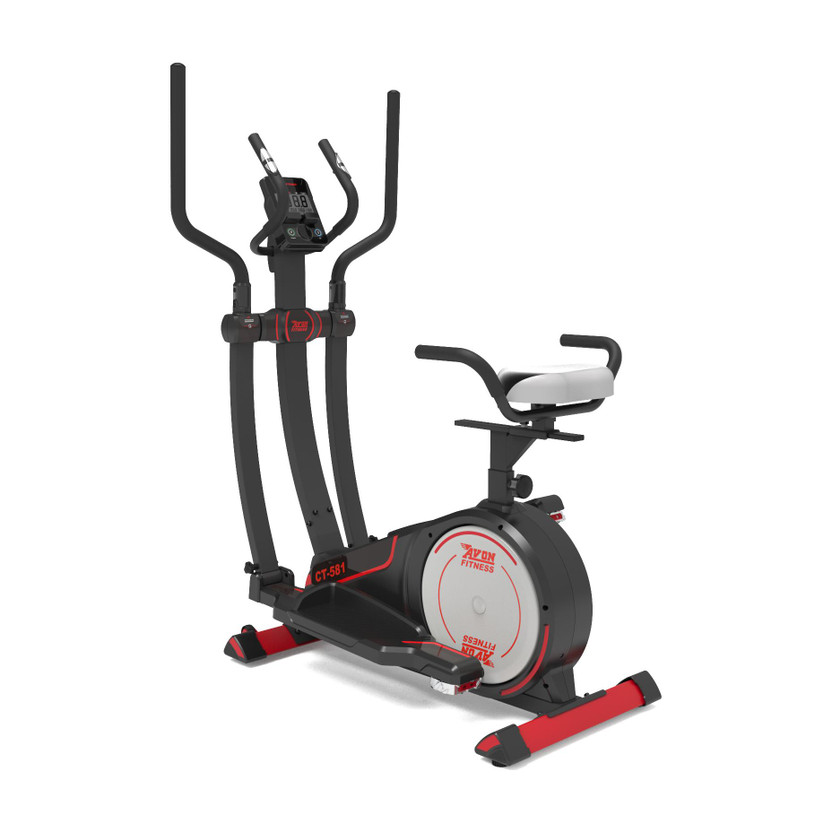 AVON Elliptical Cross Trainer and Exercise with Adjustable seats. Cross Trainer(Black)