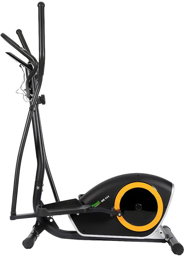 Propel FitnessOne HX 111 Elliptical for Home Use | 3 Piece Crank System| 100 Kg Capacity Cross Trainer(Black, Orange)