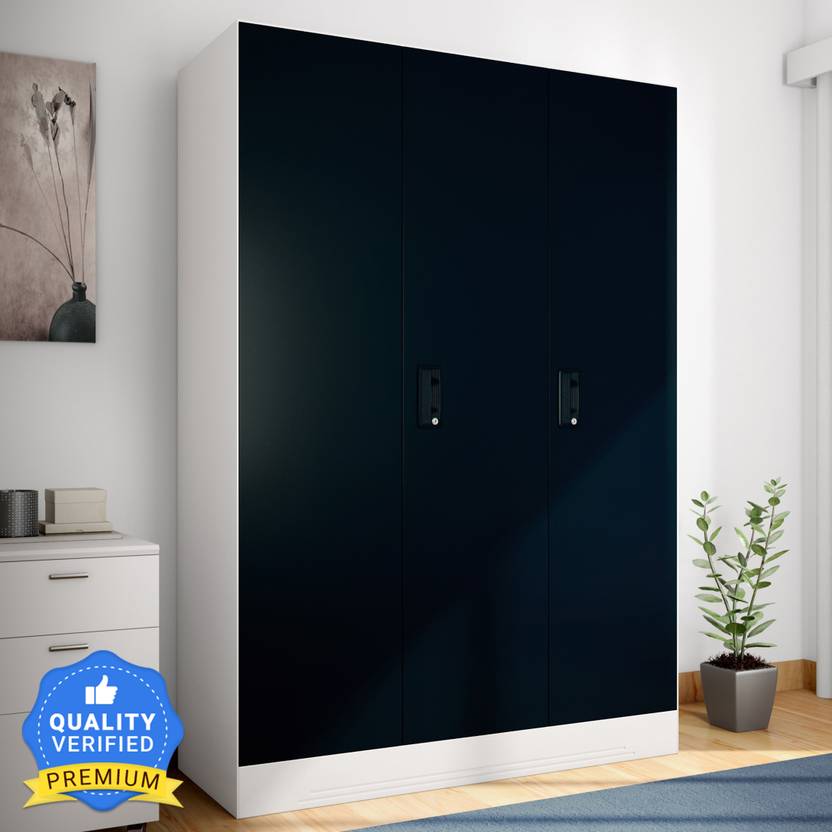 Godrej Interio Slimline 3 Door With Locker Metal Almirah Price in India