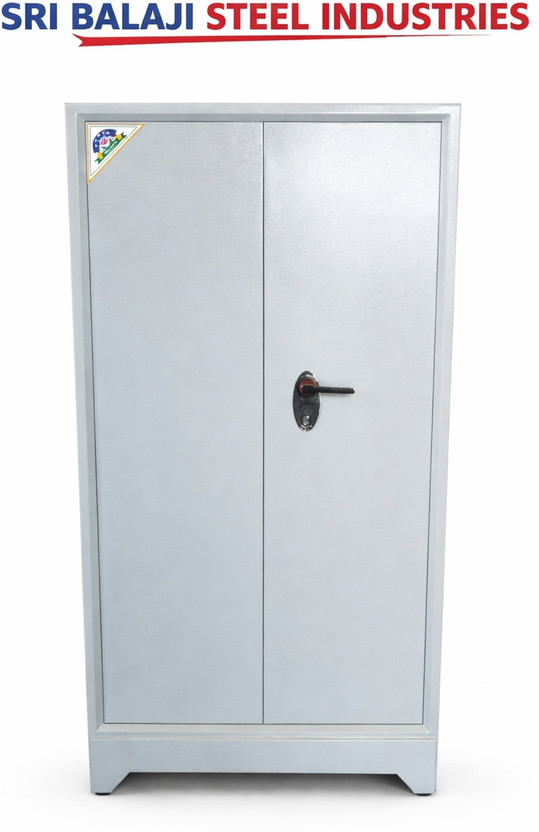 SRI BALAJI STEEL INDUSTRIES Premium Metal Almirah(Finish Color - Grey, Pre-assembled)