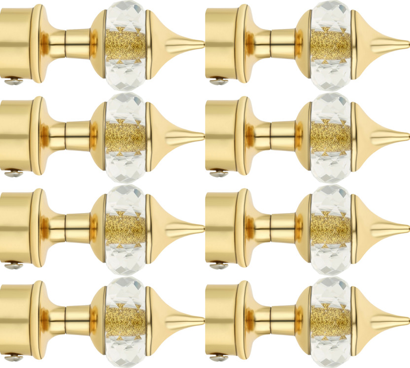 NATURAL Gold Curtain Knobs Metal