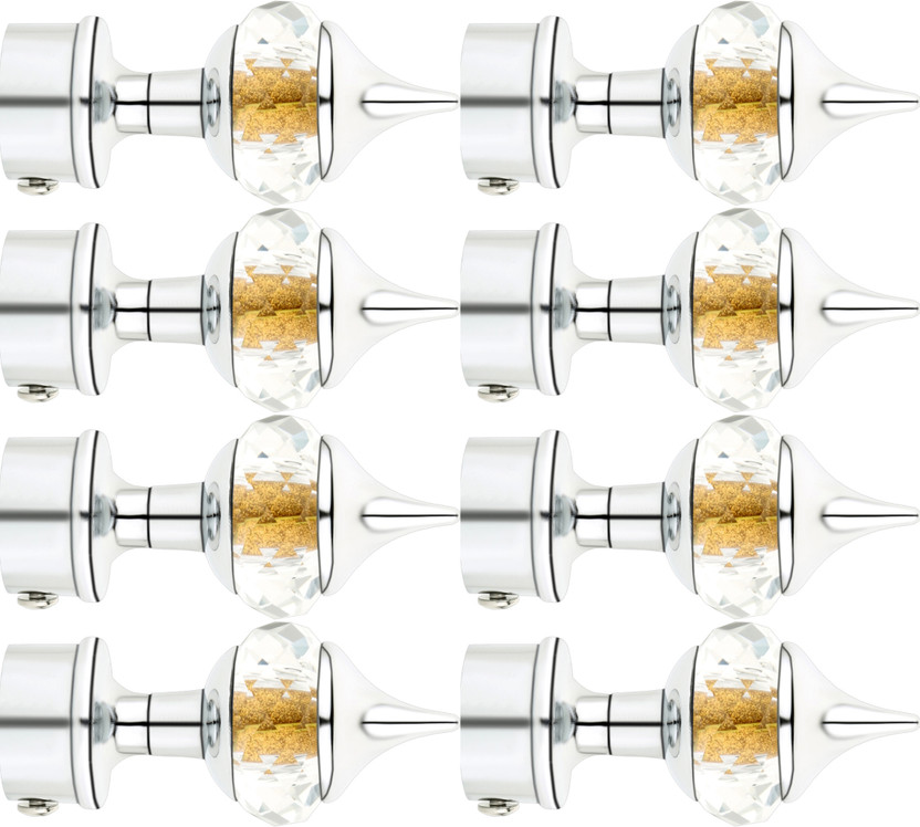 NATURAL NATURAL Silver Curtain Knobs Metal - Flipkart Deal