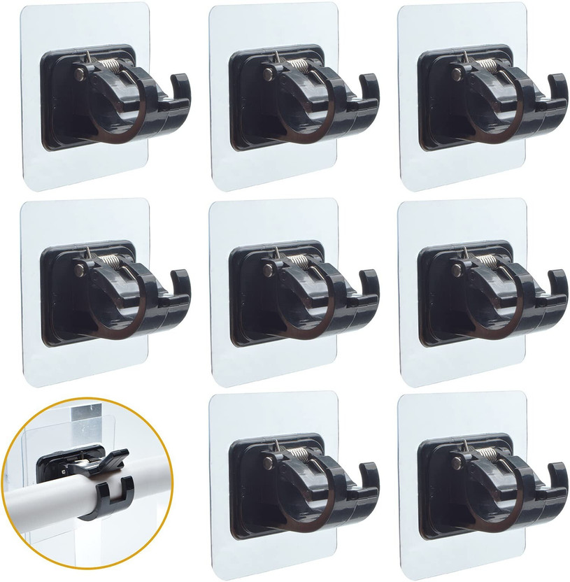 RENVA Black Rod Rail Bracket(Pack of 4)