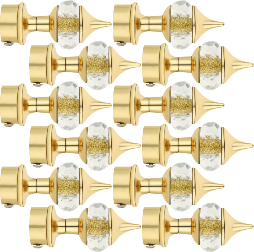 NATURAL Gold Curtain Knobs Metal