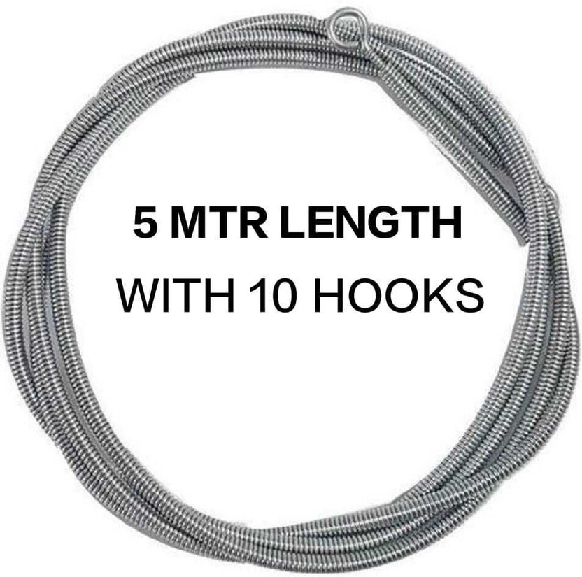 Neha Enterprises Silver Curtain Rods Metal(Pack of 1)