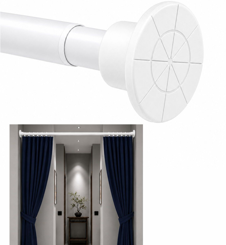 JIALTO JIALTO White Curtain Rods(Pack of 1) - Flipkart Deal