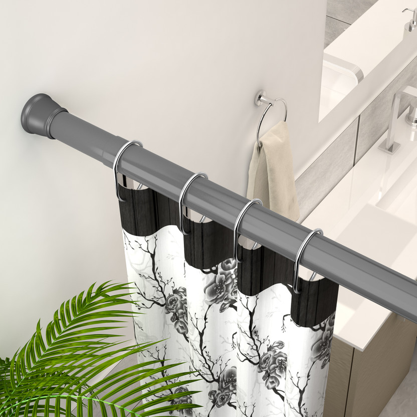 Story@home Grey Curtain Rods Metal(Pack of 1)