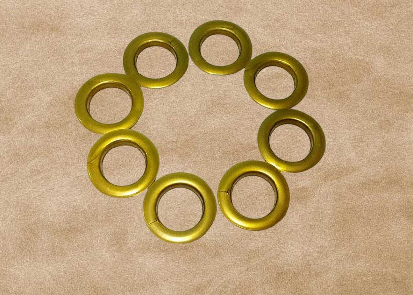 Eurokraft Eurokraft Gold Curtain Rings, Curtain Hooks(Pack of 50) - Flipkart Deal