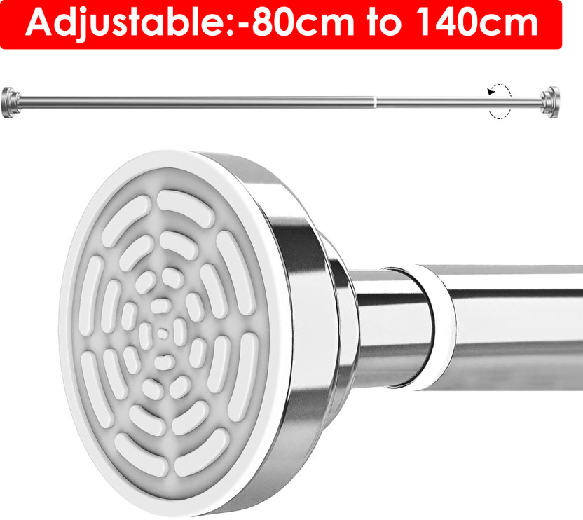 Flipkart Story@home Silver Curtain Rods Metal(Pack of 1) - Flipkart Deal