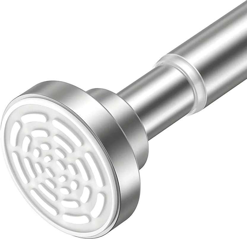 Rywell Silver Curtain Rods(Pack of 1)