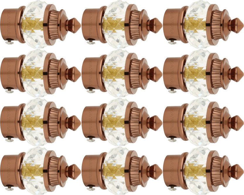 NATURAL NATURAL Brown Curtain Knobs Metal - Flipkart Deal