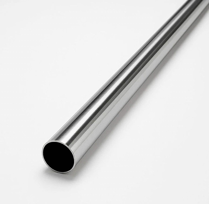 QUXOZO Silver Curtain Rods Metal(Pack of 1)