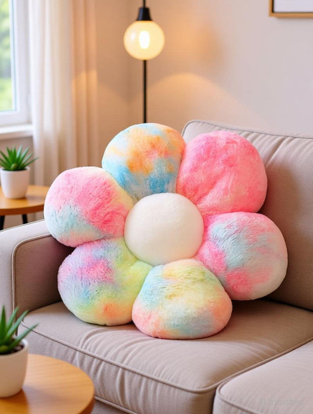 Vaishno Fur Cushions & Pillows Cover(35 cm*35 cm, Multicolor)