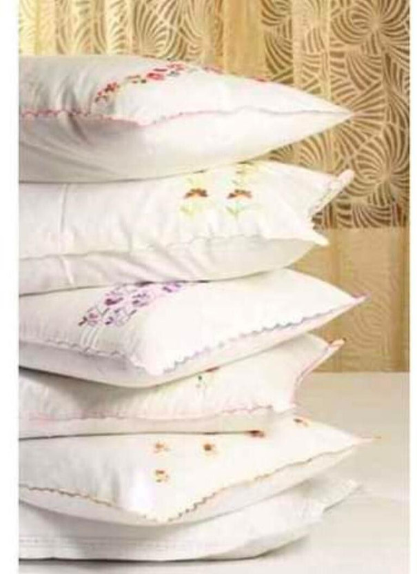 Khadi Home Decor Cotton Pillows Cover(45 cm*70 cm, Pack of 4, White)