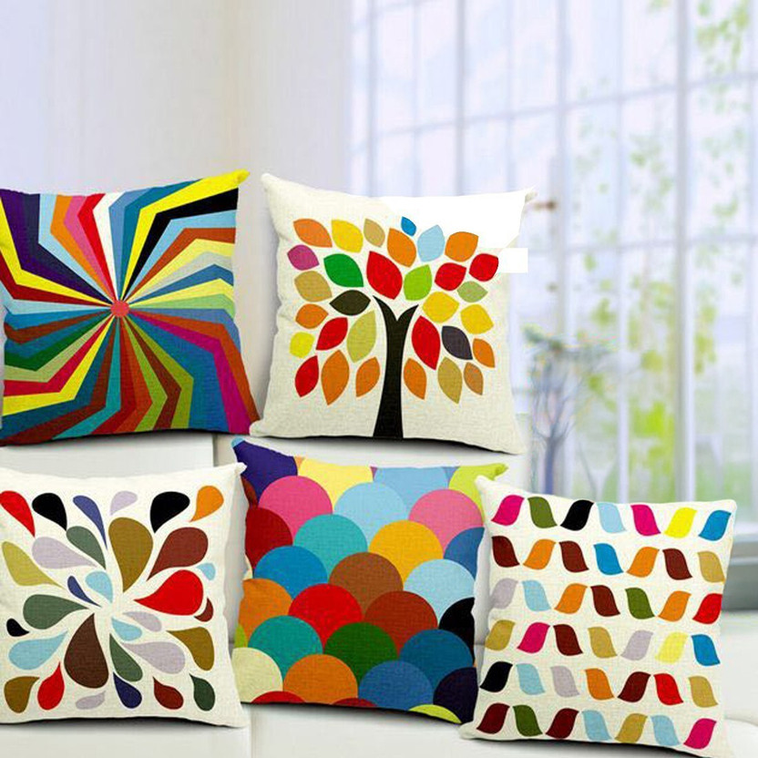 Crosmo Jute Cushions Cover(40 cm*40 cm, Pack of 5, Peach)