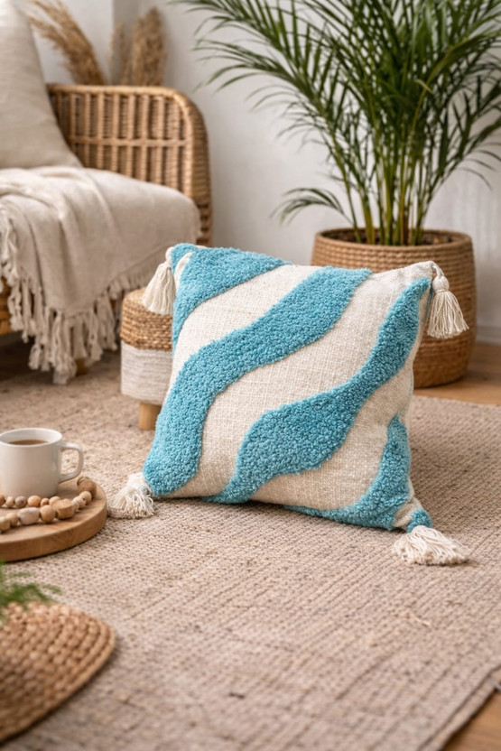 LoomCasa Cotton Cushions & Pillows Cover(40 cm*40 cm, Multicolor)