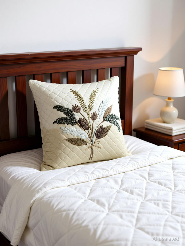 STICHINGWALA Velvet Cushions Cover(40 cm*40 cm, Pack of 5, Cream)