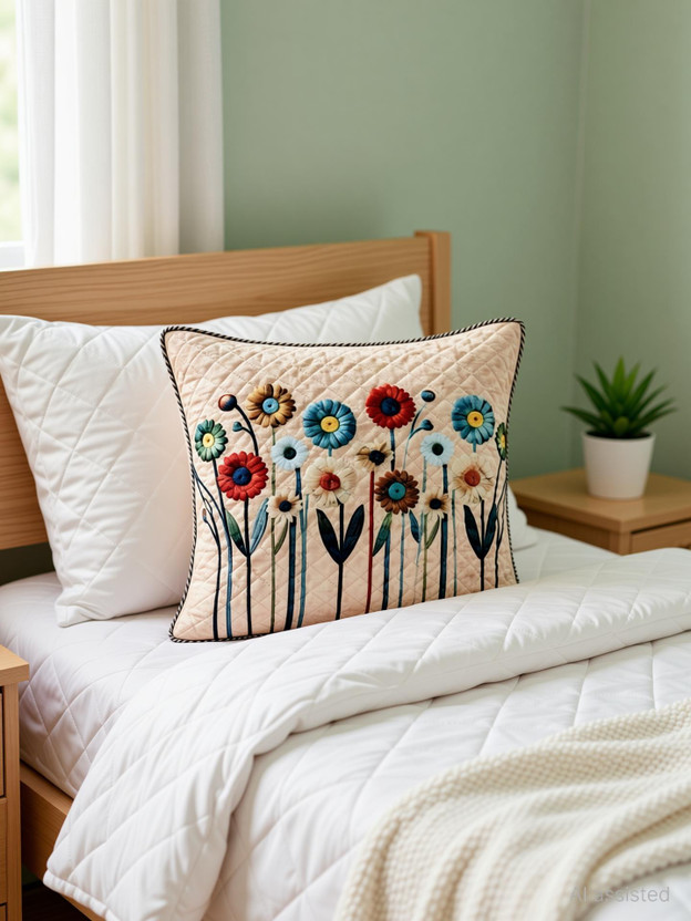 COVERSIFY Blended Cushions Cover(40 cm*40 cm, Pack of 5, Beige)