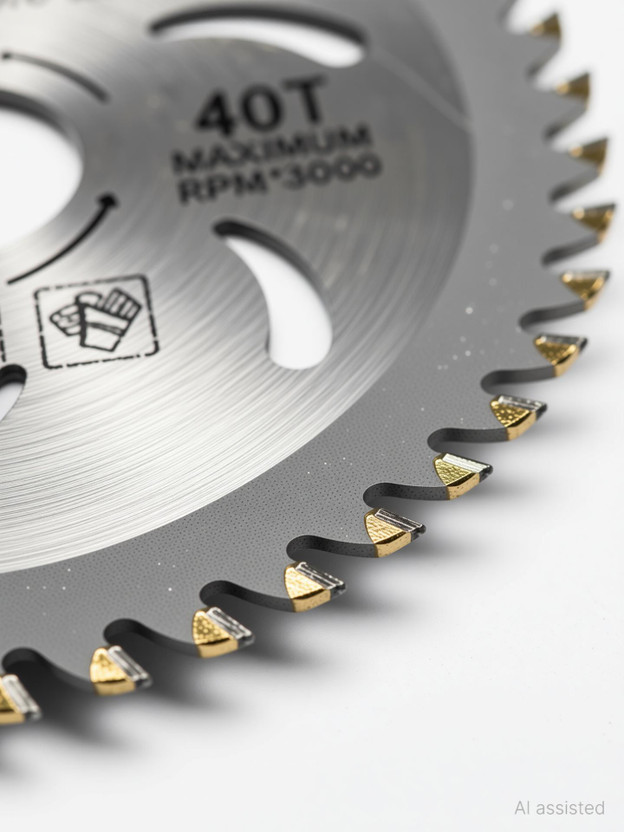 Hillgrove HGACC30M1 4"inch TCT Wood Cutting Wheel Circular Saw Blade (Pack of 1) Marble Cutter(1050 W)