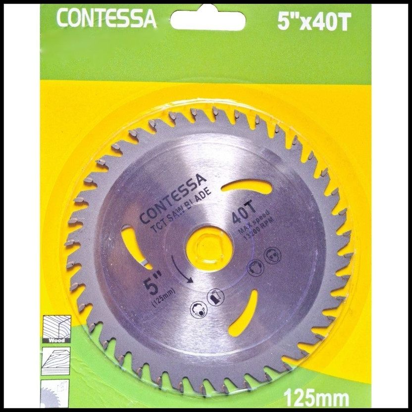 Contessa 5inch; 40teeth; Wood Saw Circular Blade 5inch; 40teeth; CONTESSA; Wood Saw Circular Blade Wood Cutter