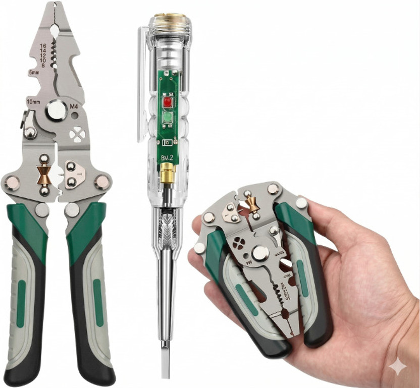 Harsh narrow fab PowerStrip Pro Wire Stripping and Crimping Tool PowerStrip Pro Wire Stripping and Crimping Tool Wire Cutter