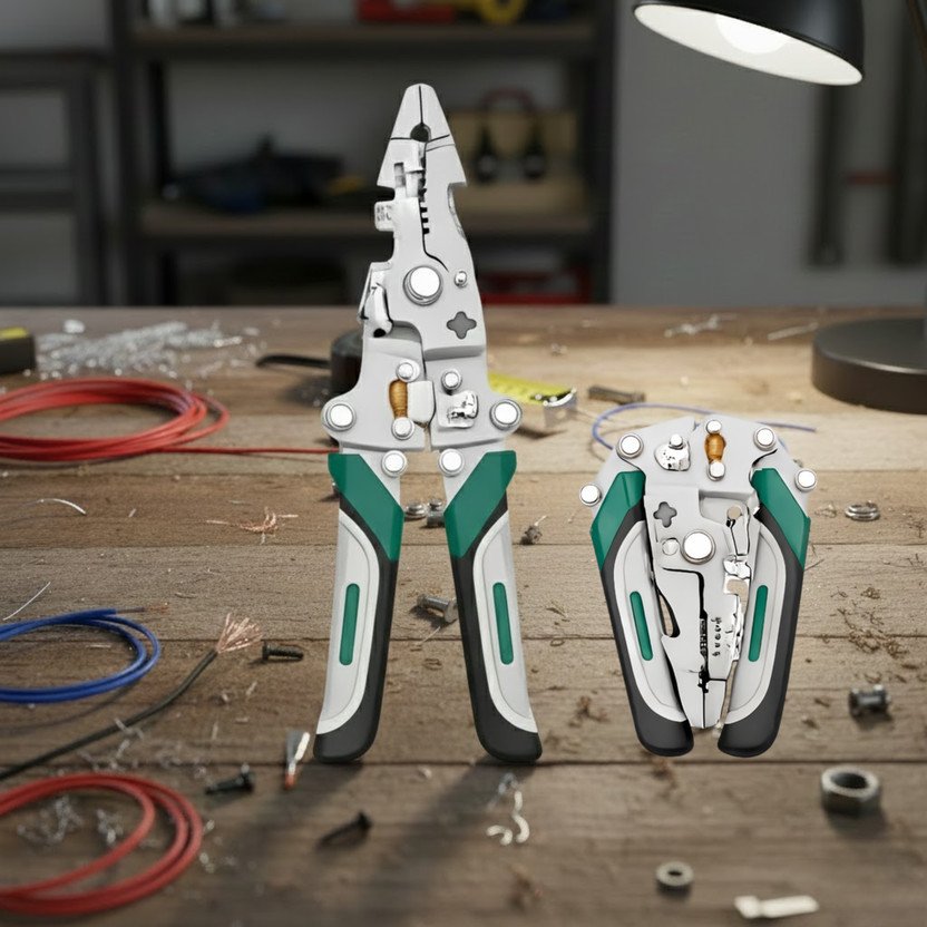 Harboan Wire Stripper/Wire Crimping Tool Wire Cutter, Wire Crimper, Cable Stripper, Wiring Tools Multi-Function Hand Tool Wire Cutter