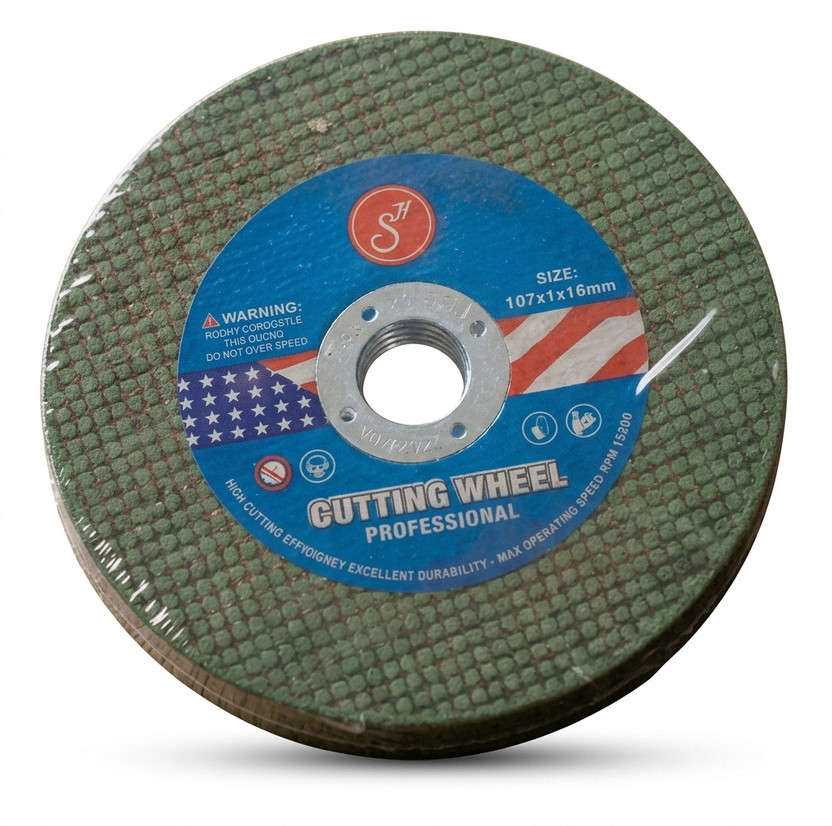 SH SRGE 4-Inch Double Net Cut off Wheels for Metal and Stainless Steel, Green (50 Pcs.) Metal Cutter
