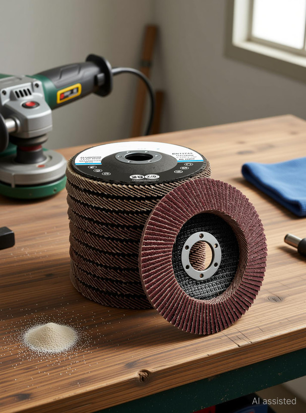 Gadariya King Flap Disc Grinding & polishing Flap Discs 60 Greet Standard for Metal Pack of 5 Wood Cutter