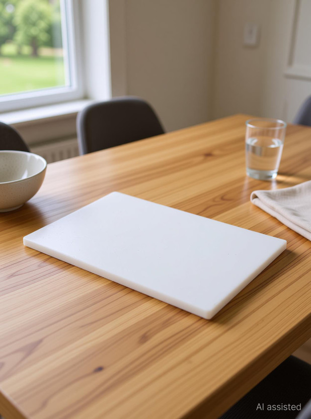 swift swift international Plastic Chopping Board - Cutting Board - 18" x 12" white Polypropylene Cutting Board(White Pack of 1 Dishwasher Safe) - Flipkart Deal
