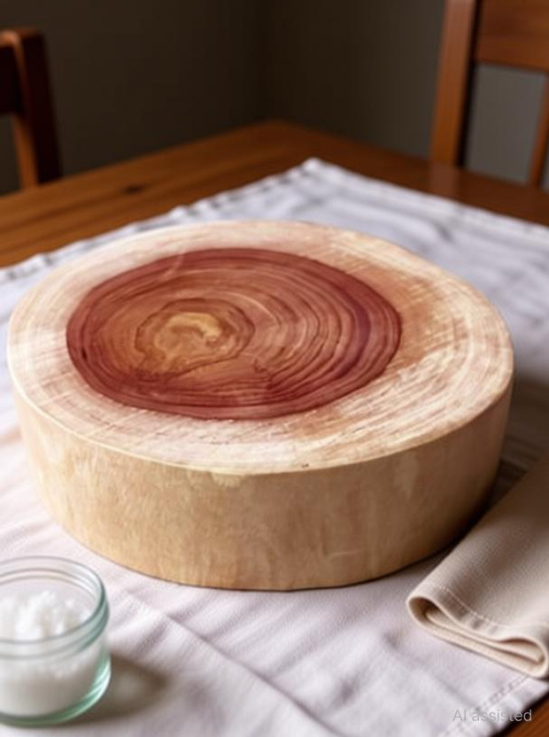 Hutson Rosewood / Sheesham Wood Butcher Block Cheese Chopping Board (11-13 IN) Wooden Cutting Board(Brown Pack of 1 Dishwasher Safe)