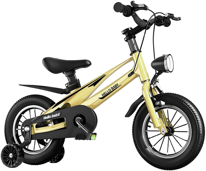 SYGA Children Bicycle 3 -6 Years Old Baby Children Light Bicycle Magnesium Alloy 16 T (inch) BMX Cycle(Single Speed, Yellow, Only Front Suspension)