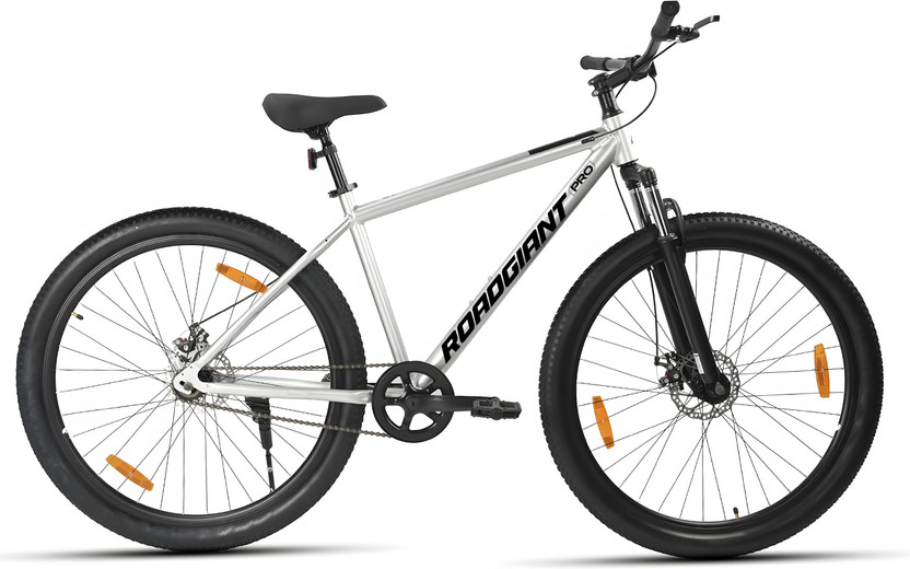 RoadGiant Pro FILIPINO 29T MTB AlloyFrame , 29 T (inch) Mountain Cycle(Single Speed, Silver, Only Front Suspension)