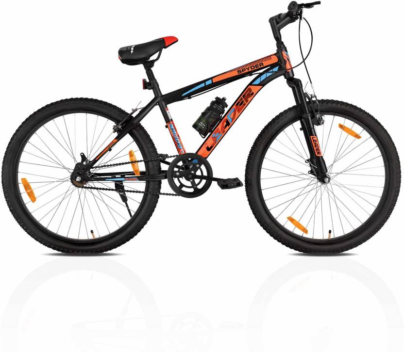 LEADER Spyder MTB 27.5T Front Suspension MTB Bike Single Speed for Men