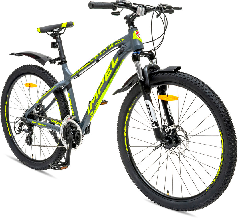 Kross Hopper 27.5T,Front Suspension, Dual Disc, Alloy Frame,Shimano Gear,15+ years 27.5 T (inch) Mountain Cycle(24 Gear, Grey, Only Front Suspension)