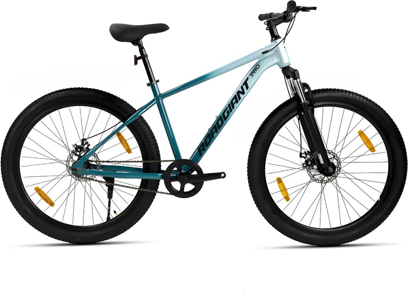 RoadGiant Pro CONVICT 24T Kids MTB AlloyFrame , 700C T (inch) Mountain Cycle(Single Speed, Blue, Only Front Suspension)
