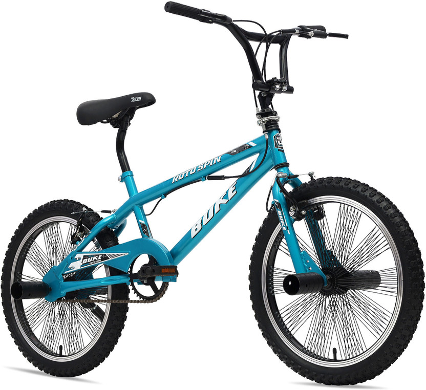 AVON ROTO SPIN 20T Stunt Cycle for Boys with 360 Degree Handle Rotation 85% Fitted 20 T (inch) BMX Cycle(Single Speed, Green, Rigid)