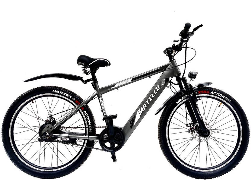 MATELCO Ubero Electric cycle 26" inch MTB Cycle Front Suspension Double